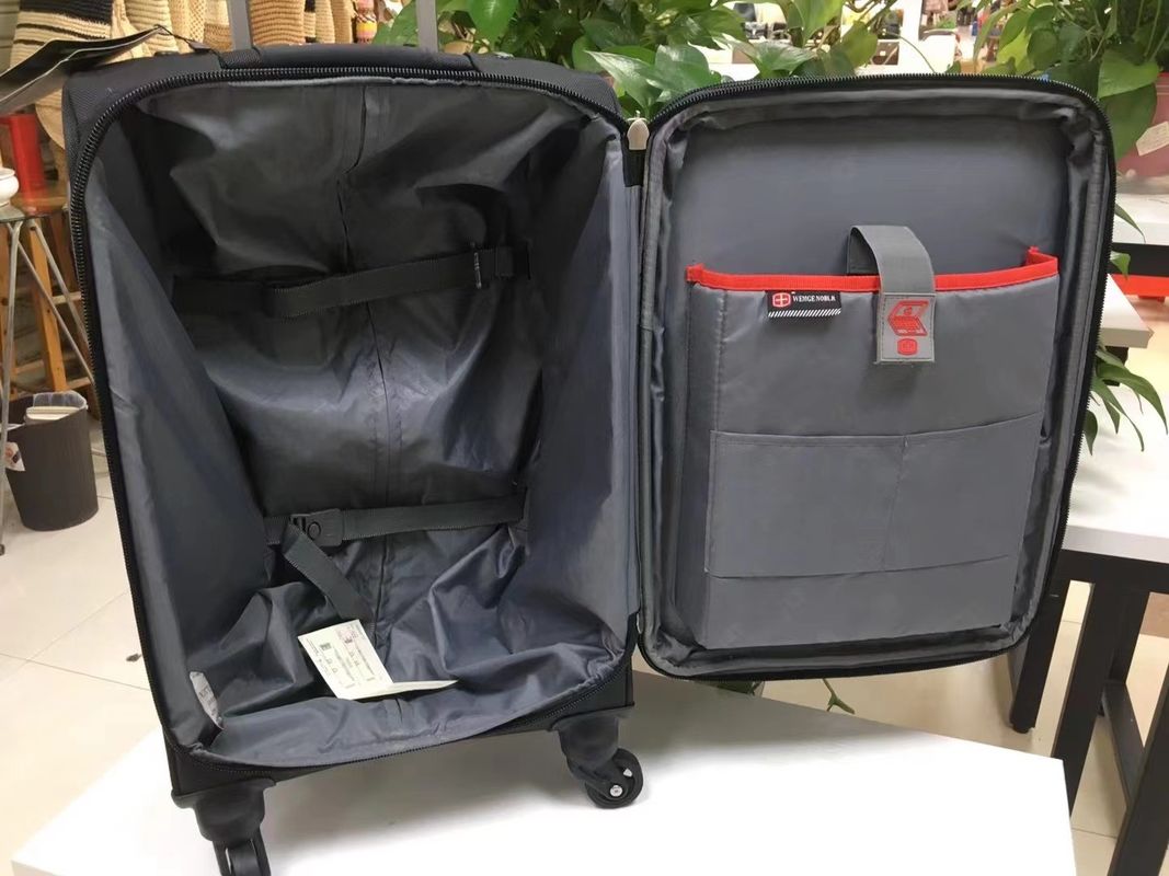 Bolsa de equipaje ligera de tela 20 pulgadas 22 pulgadas 24 pulgadas Color negro