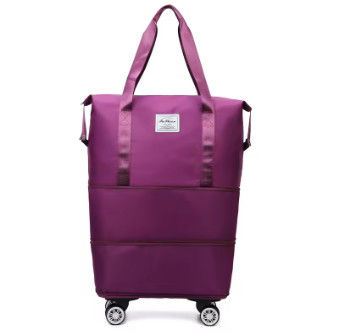 Bolso de mano de gran capacidad Universal Rueda Bolso de viaje multifuncional Bolso de viaje de expansión de múltiples capas Bolso de viaje de negocios