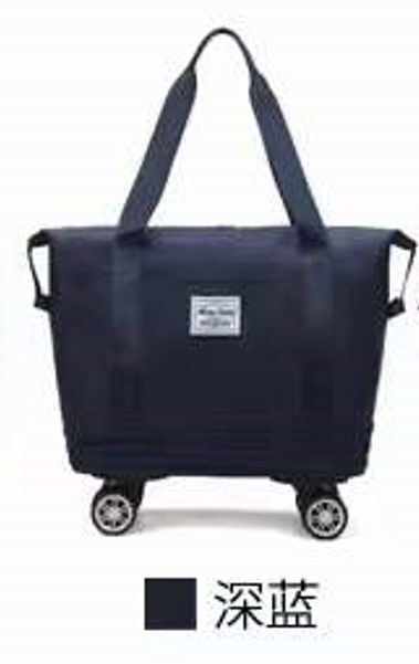 Bolso de gimnasia de deportes con ruedas impermeable Oxford Viajes Fitness Bolso de Duffel Bolso de yoga expandible Bolso de almacenamiento de hombro