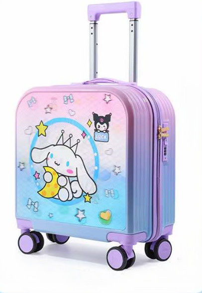 Muestra de dibujos animados para niños Mini ruedas de viaje Bolso de carruaje Abs equipaje maleta de estuche para al aire libre