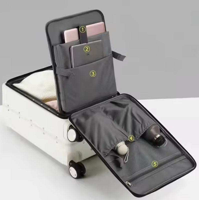 Bolso de equipaje de PC a prueba de agua Conducción autónoma de viaje Embarque maleta 16/18/20/24 Inch conjuntos de equipaje de viaje