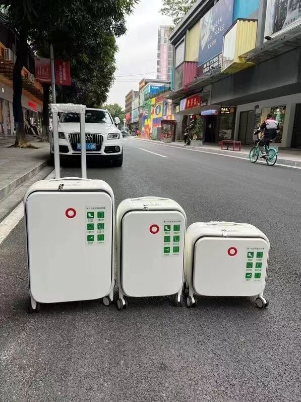 Equipaje duro de alta calidad Material de PC utilizando diseño de lujo personalizado Tendencia superior Gran capacidad para viajar