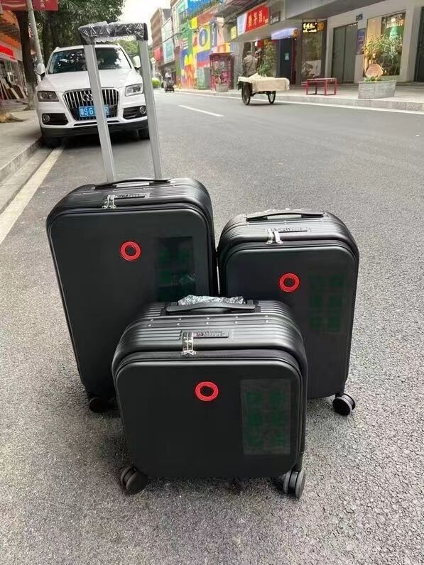 Caja de equipaje universal con ruedas giratorias maleta de viaje para llevar con bolso portátil