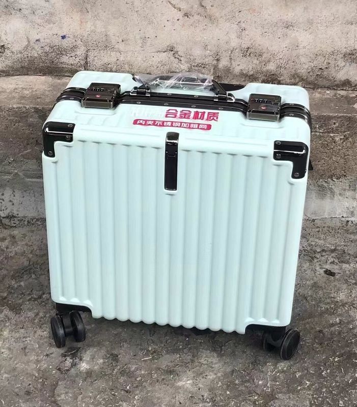 Gran calidad exclusiva de diseño maletín de carrito con llave de contraseña con ruedas giratorias maletín de carrito para viajes