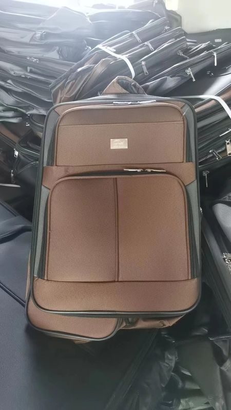 Zipper Tejido ligero 20 24 28 pulgadas Spinner maletas de rueda única carruaje de viaje equipaje conjuntos