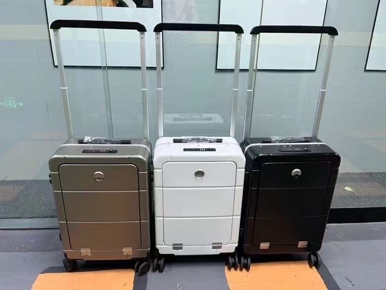 Última moda bolsas de viaje carruaje equipaje personalizado maleta PC maleta de carcasa dura con bolsillo de apertura frontal