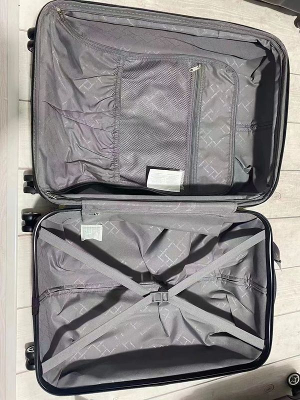 Equipaje de lujo de alta calidad con llave de seguridad Equipaje de carrito Equipaje más vendido Equipaje de cuero duro