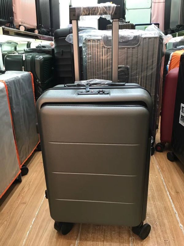 equipaje equipaje conjunto de piezas Carry On ABS + PC Spinner Trolley con bolsillo Carry On equipaje para viajes de negocios