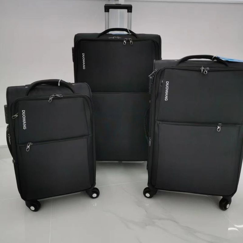 Bolsa de alta calidad de equipaje suave oxford impermeable poliéster vintage trolley maletín conjuntos