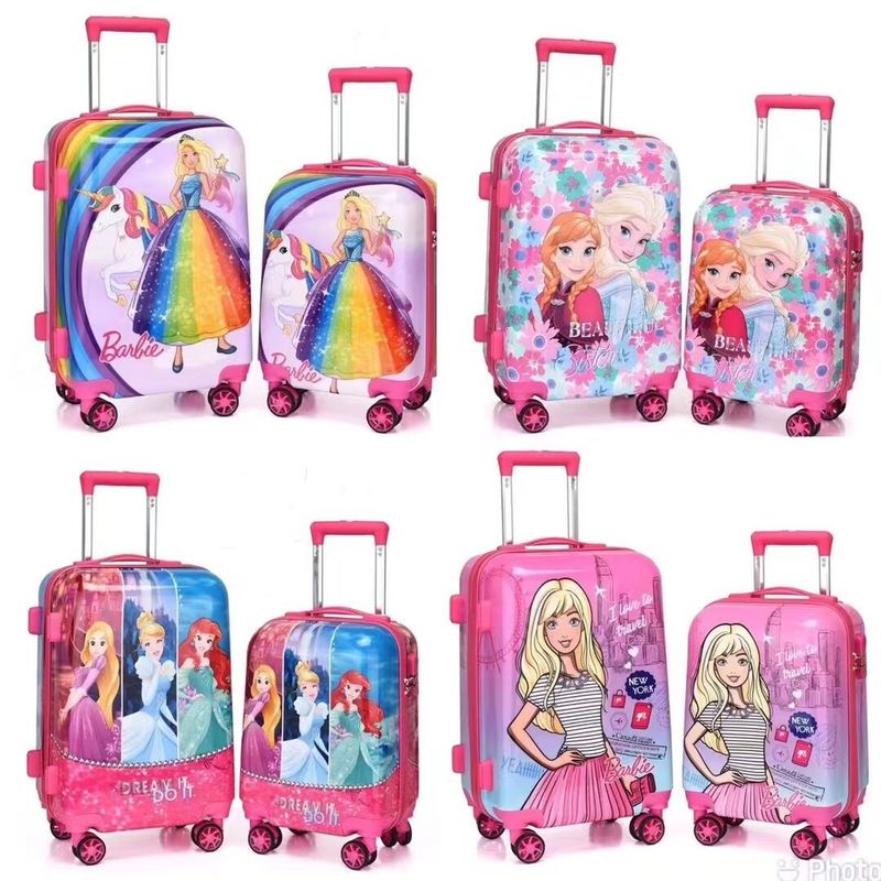 Nuevo estilo mayorista dibujos animados niños escuela mini maletín de viaje caja de equipaje para niños niñas