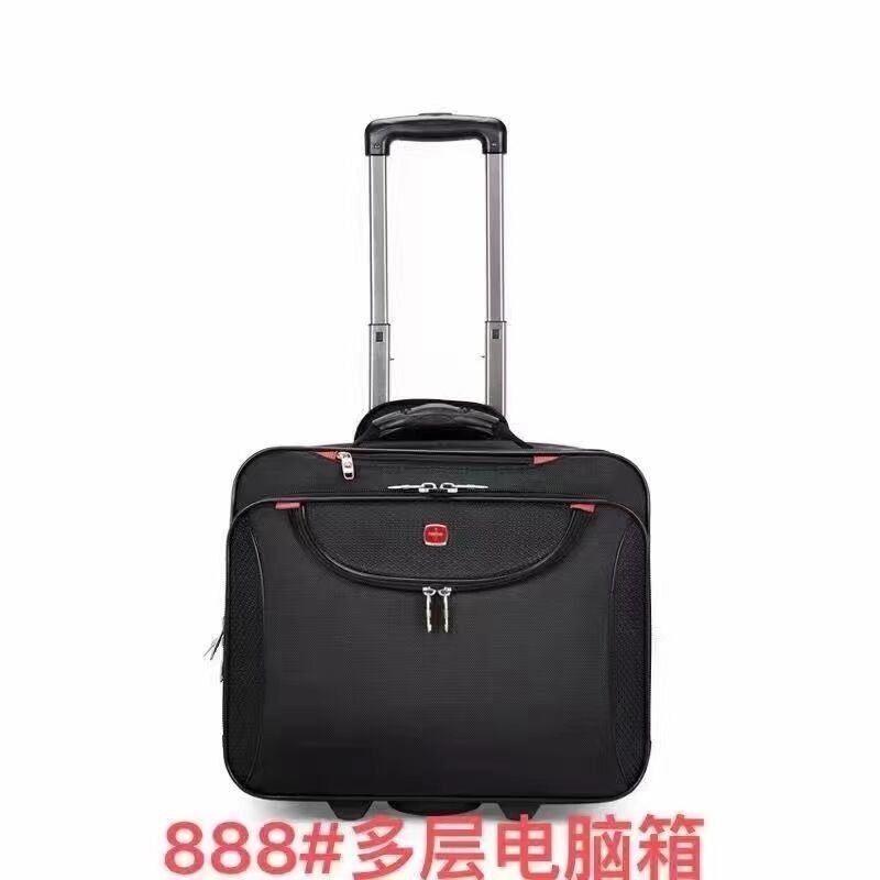 Fabrica de logotipo personalizado Mayorista Hombres Mujeres Ruedas giratorias Maleta Bolso de carrito Bolsas de equipaje