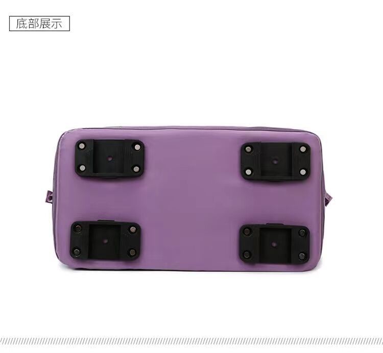 Bolsa de bolsillo de bolsillo plegable expandible impermeable bolsillo seco húmedo organizador de viajes de fin de semana Bolsa de equipaje con ruedas