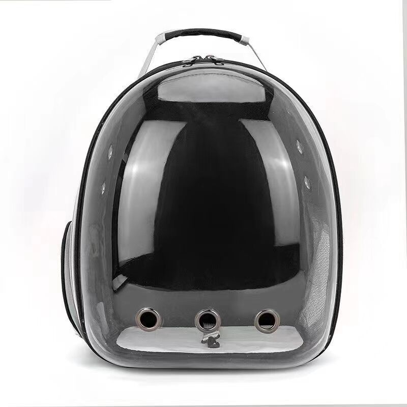 Mochila de perro pequeña transfronteriza transpirable resistente al desgaste Mochila para gatos nueva mochila transparente para mascotas