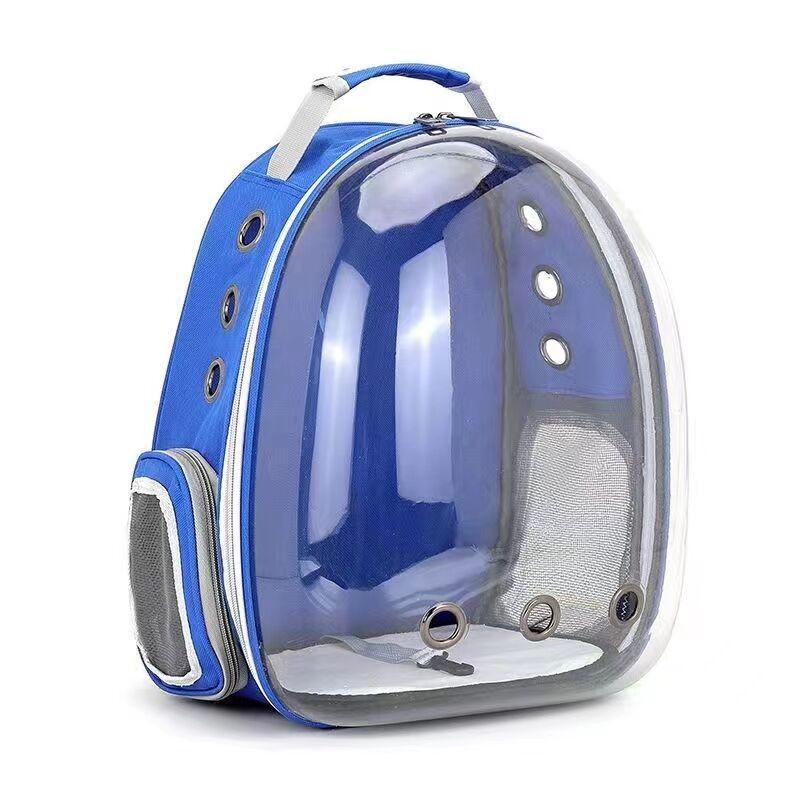 Bolsa de espacio transparente de alta calidad de cápsula de mascota de gato mochila de exterior hombro de espacio grande de mascota de carga de bolsa de mochila