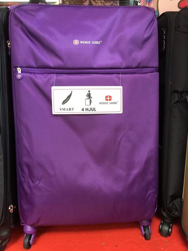Acepta equipaje personalizado de mano de viaje de equipaje de mano con TSA Cerradura de tela de carruaje de equipaje de 20 pulgadas