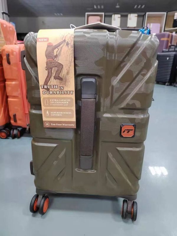 Bolsa de equipaje de plata nueva de fábrica 20 24 28 pulgadas de 3 piezas, equipaje de PC con carro de viajes TSA