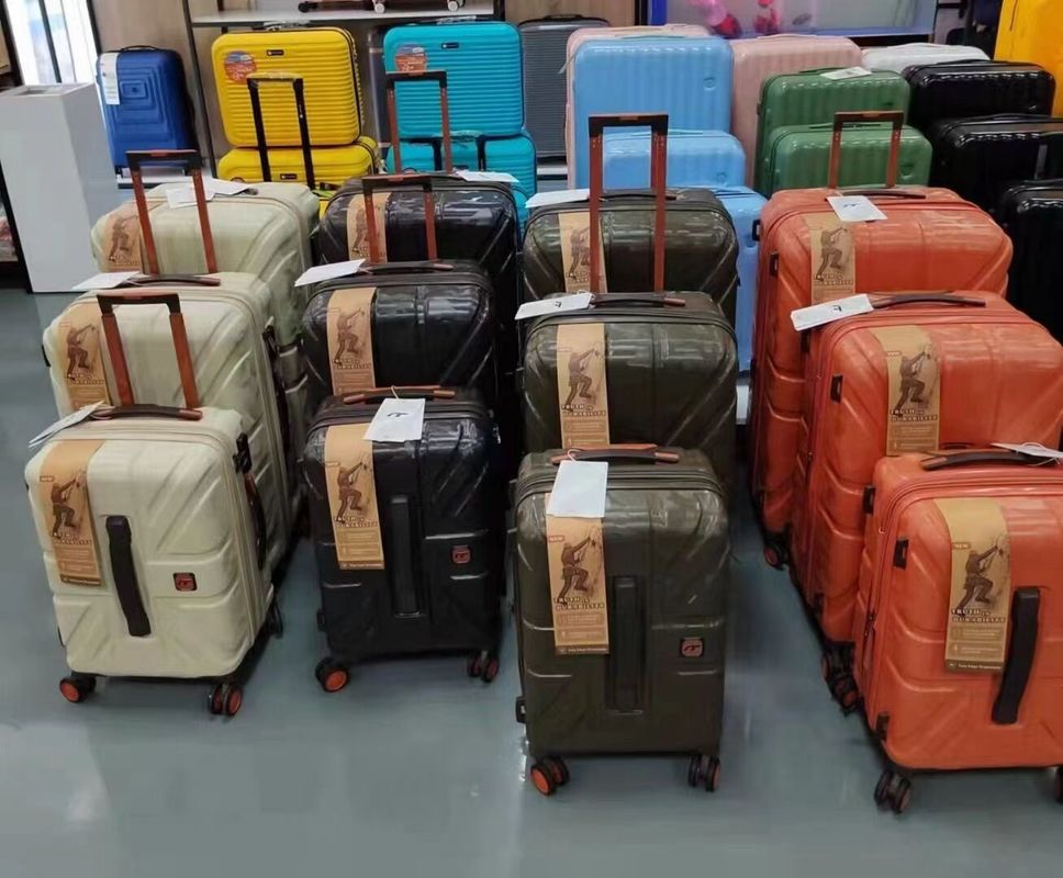 Diseño 20/24/28 pulgadas 3 piezas de PC ABS bolso de carrito de viaje rojo maletas de viaje maletas