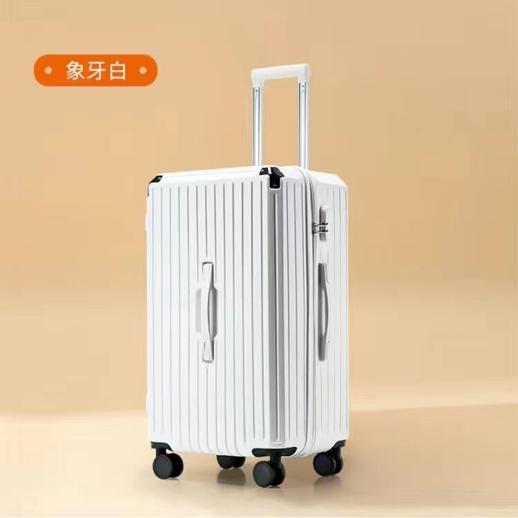 Caja de contraseña equipaje de viaje con tranvía estilo de negocios de alta calidad llevar en la maleta rueda universal
