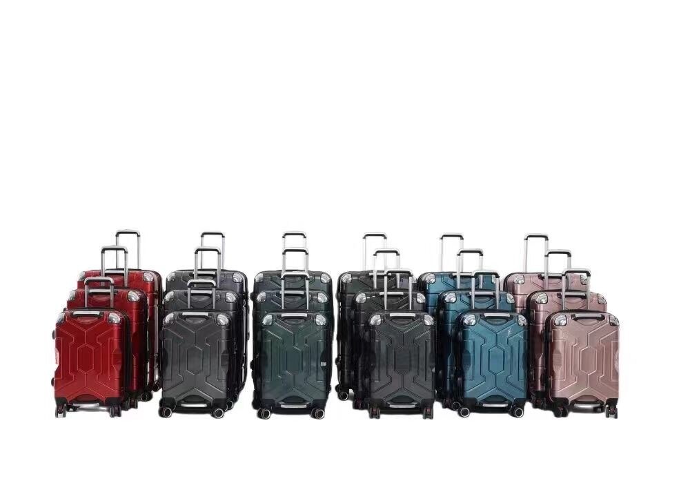 20 pulgadas 24 pulgadas 28 pulgadas de stock listo ABS + PC equipaje Anti robo cremallera bloqueo de código incorporado