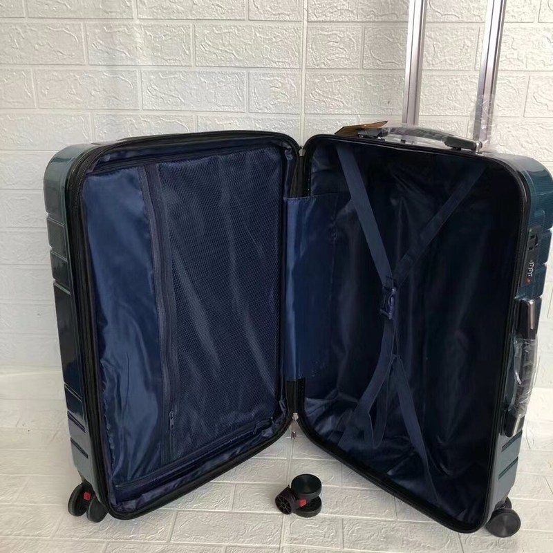 20 pulgadas 24 pulgadas 28 pulgadas de stock listo ABS + PC equipaje Anti robo cremallera bloqueo de código incorporado