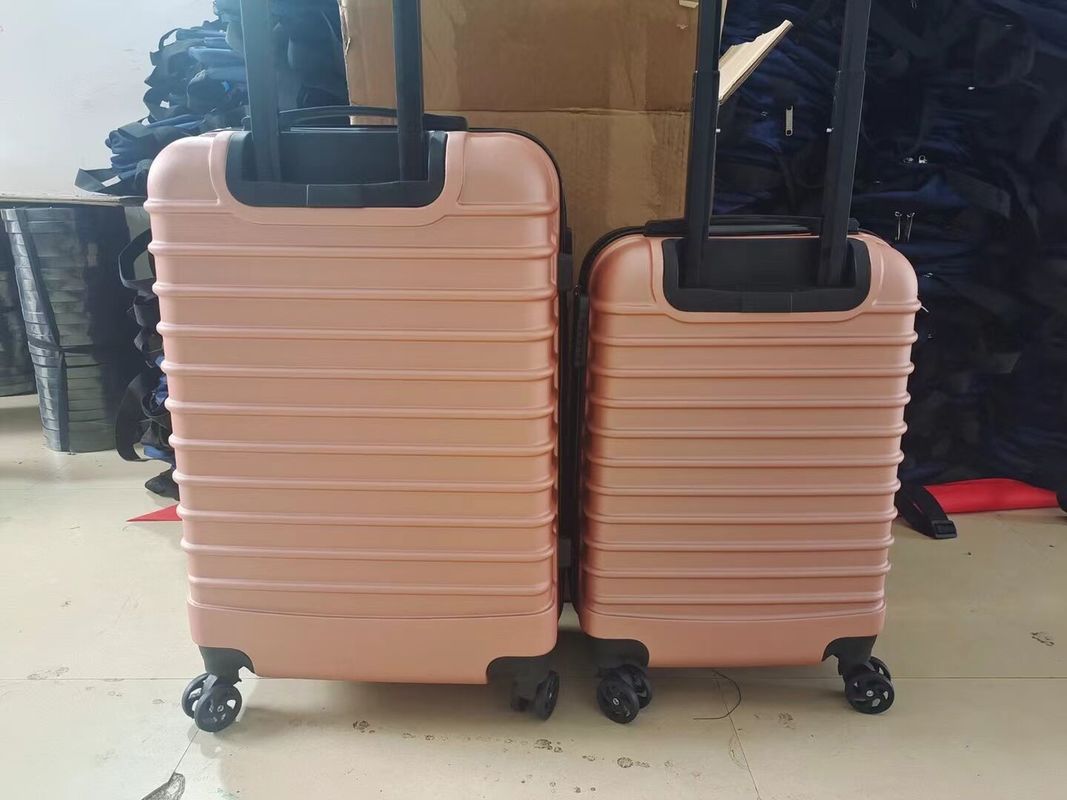 Personalización ABS Equipaje de viaje barato Caso de tranvía de cremallera Equipaje de equipaje de transporte con maletas con rueda universal a prueba de agua