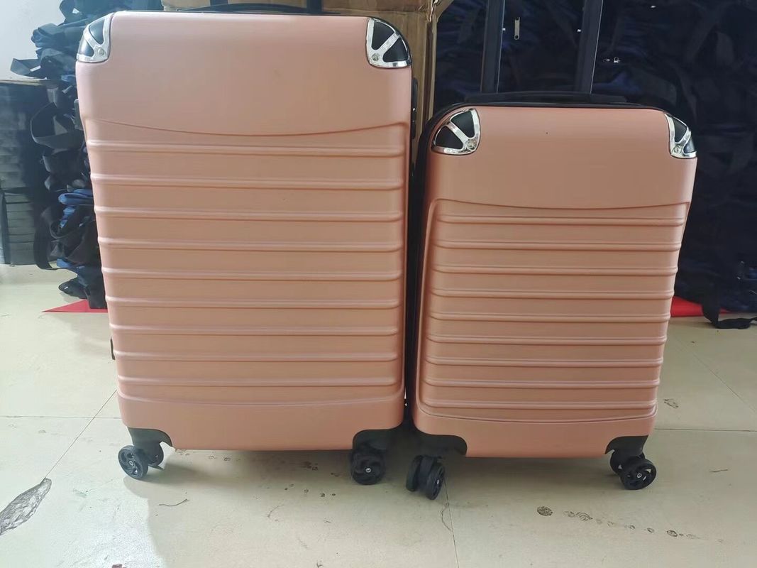 Personalización ABS Equipaje de viaje barato Caso de tranvía de cremallera Equipaje de equipaje de transporte con maletas con rueda universal a prueba de agua