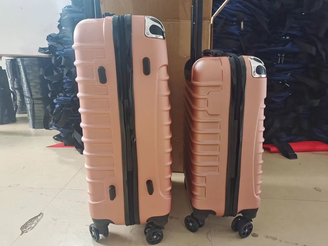 Personalización ABS Equipaje de viaje barato Caso de tranvía de cremallera Equipaje de equipaje de transporte con maletas con rueda universal a prueba de agua