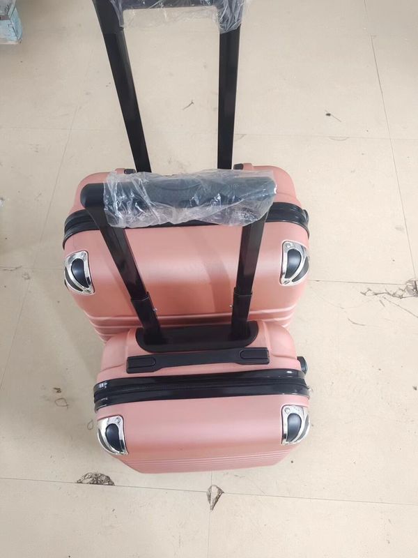 Personalización ABS Equipaje de viaje barato Caso de tranvía de cremallera Equipaje de equipaje de transporte con maletas con rueda universal a prueba de agua
