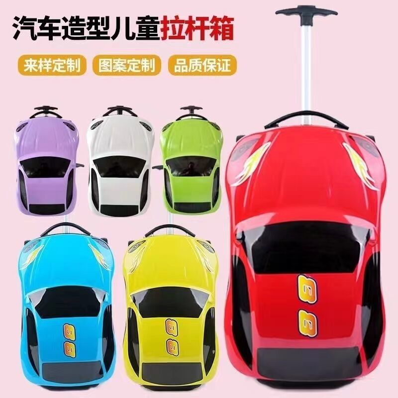 Valija Niños Scooter 3D Equipaje Niños Viajes Bolso de Trolley Equipaje Valija Camión rodante Para Niños