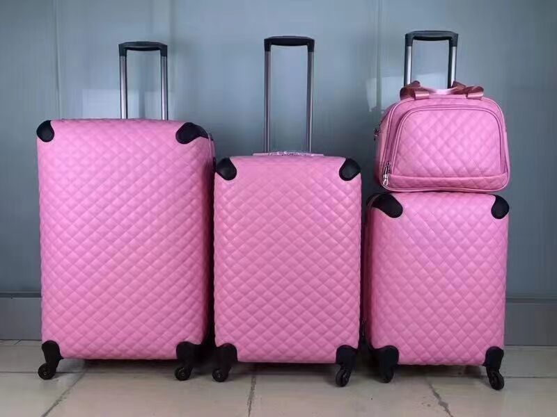 Por mayor Diseñador Impresión de logotipo personalizado Tranvía Bolsas de viaje de cuero PU Conjuntos de maletas de viaje Equipaje