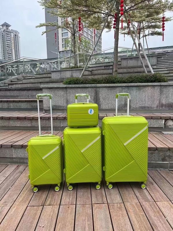 Bolsas de viaje de PP equipaje bolsas de transporte duraderas equipaje conjunto de peso ligero maletas de PP equipaje