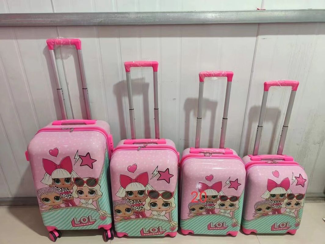 16/18/20/22 Pulgadas Inmuevo Infantil Impresión de equipaje de viaje PC Niños Bolso de carrito con ruedas para la escuela