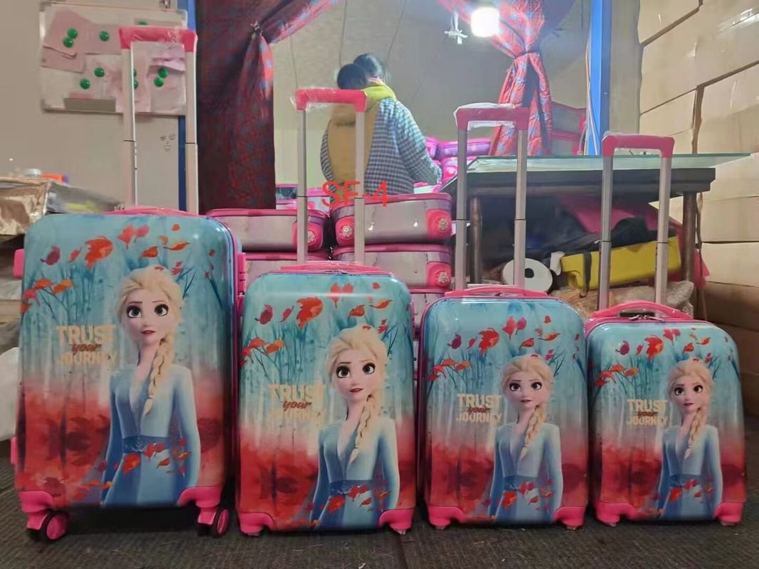 16/18/20/22 Pulgadas Inmuevo Infantil Impresión de equipaje de viaje PC Niños Bolso de carrito con ruedas para la escuela
