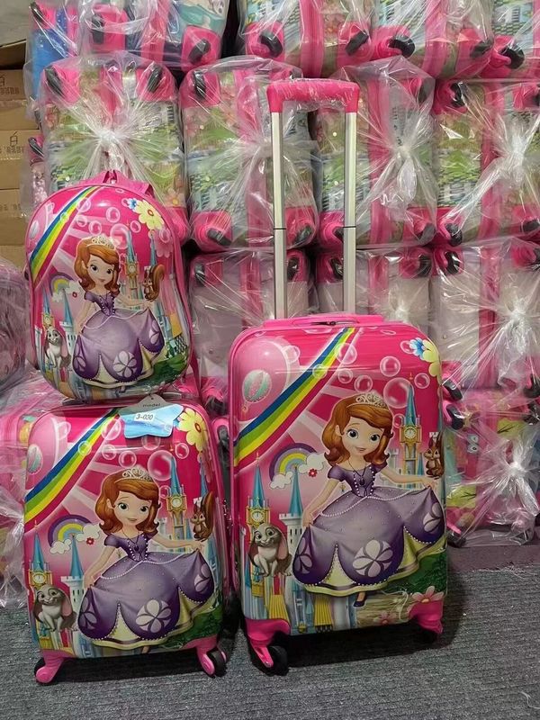 Venta al por mayor buen precio Diseño de dibujos animados 12 16 20 pulgadas ABS niños Carry On Trolley equipaje