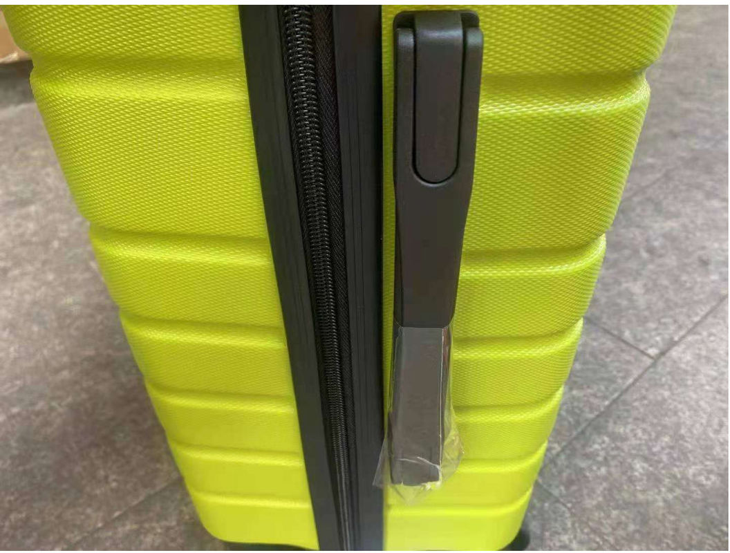 Accesorios de lujo ABS Material de moda Caso de carruaje Universal Rueda de aluminio Carruaje maleta Unisex Palabra de código equipaje