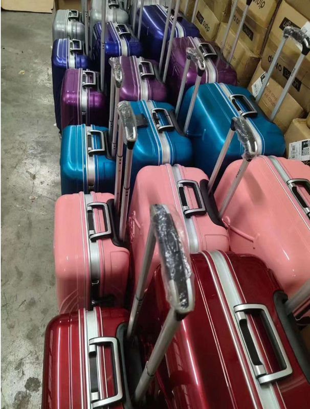 Equipaje personalizado ABS / PC 20 24 28 pulgadas Bolsas de carretillas giratorias de alta calidad para negocios al aire libre