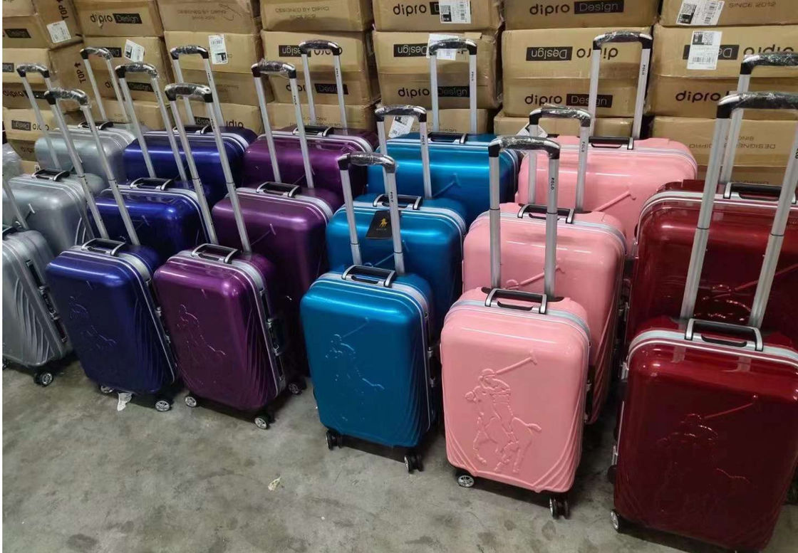 Equipaje personalizado ABS / PC 20 24 28 pulgadas Bolsas de carretillas giratorias de alta calidad para negocios al aire libre