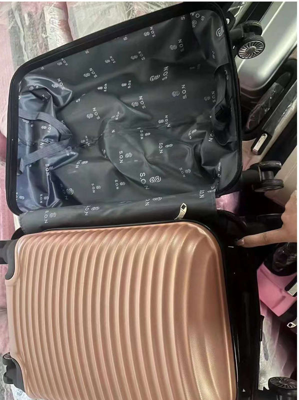 Bolso de carrito 16/20 pulgadas giratorio equipaje duro conjunto de superficie textura ABS nuevo para viajar
