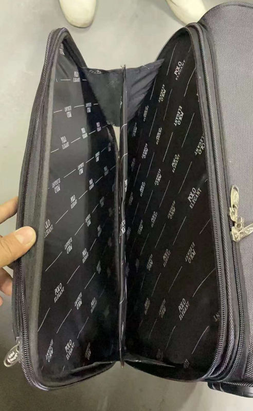 Bolso de viaje con maleta giratoria Bolso de embarque con varios compartimentos Bolso de embarque unisex TSA Combinación de cerradura Bolso de aluminio