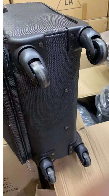 Bolso de viaje con maleta giratoria Bolso de embarque con varios compartimentos Bolso de embarque unisex TSA Combinación de cerradura Bolso de aluminio