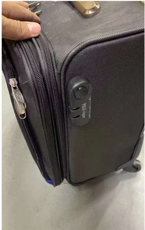 Bolso de viaje con maleta giratoria Bolso de embarque con varios compartimentos Bolso de embarque unisex TSA Combinación de cerradura Bolso de aluminio