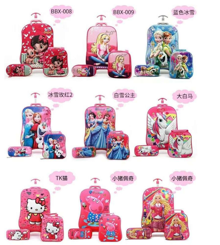 Nueva llegada de alta calidad Carruaje escolar Niños Niñas Bolso escolar Para la escuela Bolso de carruaje