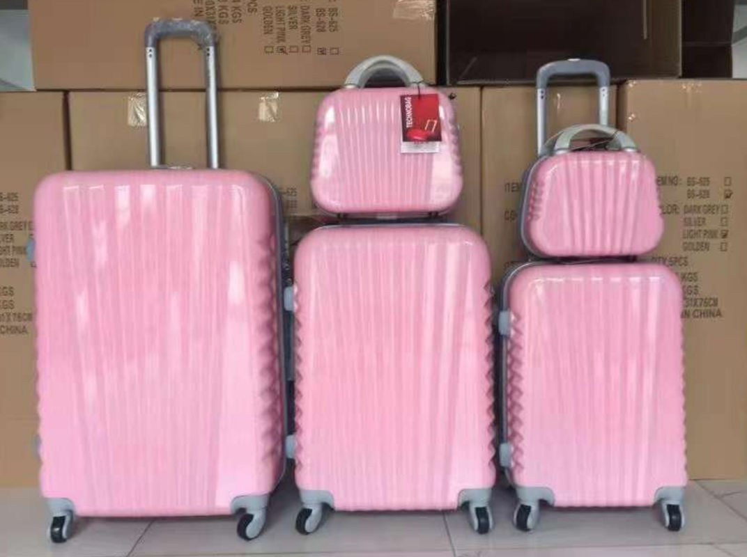 360 grados de rodadura maleta de cáscara dura con ruedas equipaje conjunto bolsa de viaje de mujeres XHA190