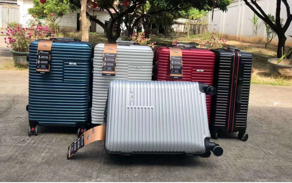 Precio de fábrica ABS Unisex maletín de equipaje portable coche de viaje maleta personalizada 20 24 28 pulgadas equipaje para viajes