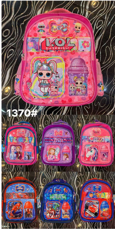 Rosa Minimalista Liquido Mochila Escolar Personalizada De Fuera Mochila Casual Personalizada Para Niñas