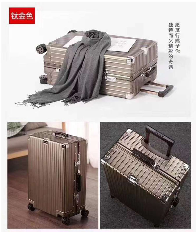 Caja de equipaje 20 24 26 29 pulgadas ruedas universales engrosado caso de carruaje caja de viaje mujeres hombres maletero maleta de viaje cremallera