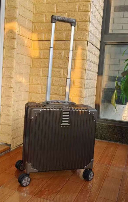 Nuevo equipaje de diseño de buena calidad a prueba de arañazos carruaje maleta de negocios computadora equipaje maleta de marco de aluminio