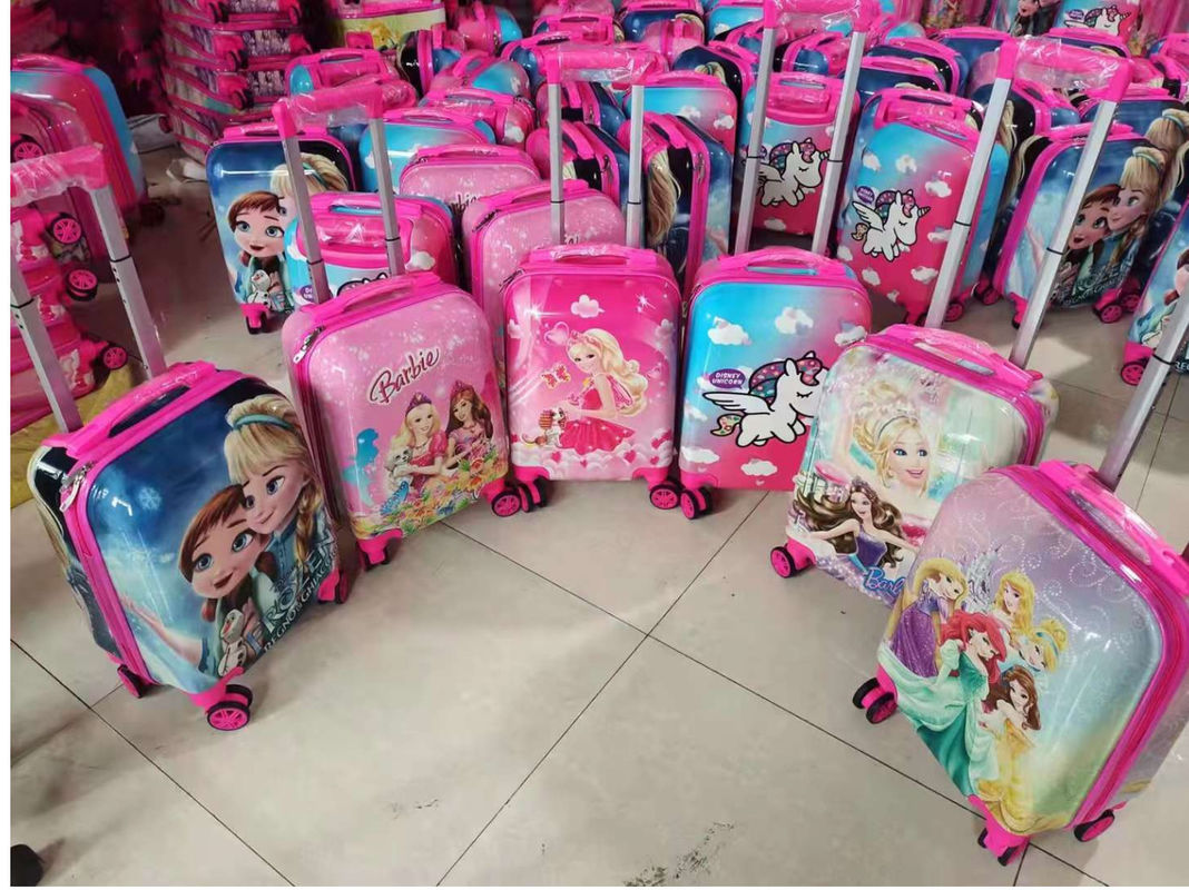 16 maletas de 20 pulgadas para niños diseño de impresión de patrones de anime personalizados Abs + PC equipaje de viaje maletas de carruaje de viaje