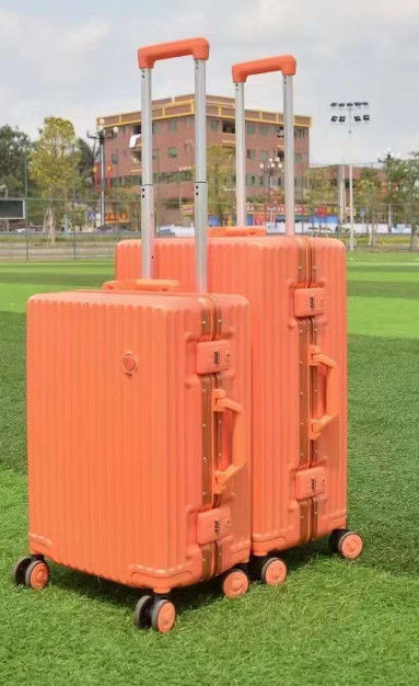 Equipo de equipaje de viaje personalizado de alta gama 20' 24' 26' ABS PC maleta de aluminio equipaje de negocios de facturación