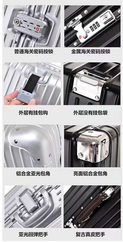 Fabricantes Fabrica de gran capacidad Suministrador de maletines de marco de aluminio 3 piezas de equipaje con soporte de taza
